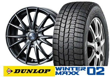 【ヴォクシー＆ノアにおすすめ】ダンロップ　WINTER　MAXX WM02　205/60R16VELVA SPORT　16インチSET