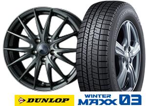 ダンロップ　WINTER　MAXX WM03　215/60R16VELVA SPORT 2　16インチSET