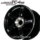 ADVAN Racing TC-415x5.0J 4H(M12)/100.0 +45 レーシンググロスブラック＆ダイヤモンドカット（GBC） BORE/CAP-Φ63/Φ63 DESIGN/STD