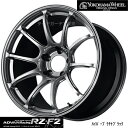 ADVAN Racing RZ-F2 18x8.0J 5H(M14) /100.0　 +44　 ハイパープラチナブラック　BOREΦ63/CAPΦ63　Face-1　