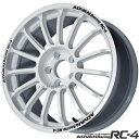 【V6703】 ADVAN Racing RC-4 18x8.0J 5H(M14)/PCD114.3 INSET+37 BORE/CAP73.0φ ラリーホワイト(RW)FACE/STD(2)