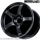 ADVAN Racing TC-4 17X8.0 5H/114.3 45 レーシングガンメタリック リング