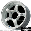 ADVAN Racing RJ-D2 16x5.5J 5H/139.7 +20 For JIMNY レーシングホワイトメタリック