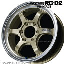 ADVAN Racing RG-D2 18x8.0J 6H/139.7 +38 For HIACE マシニング&シャンパンゴールド