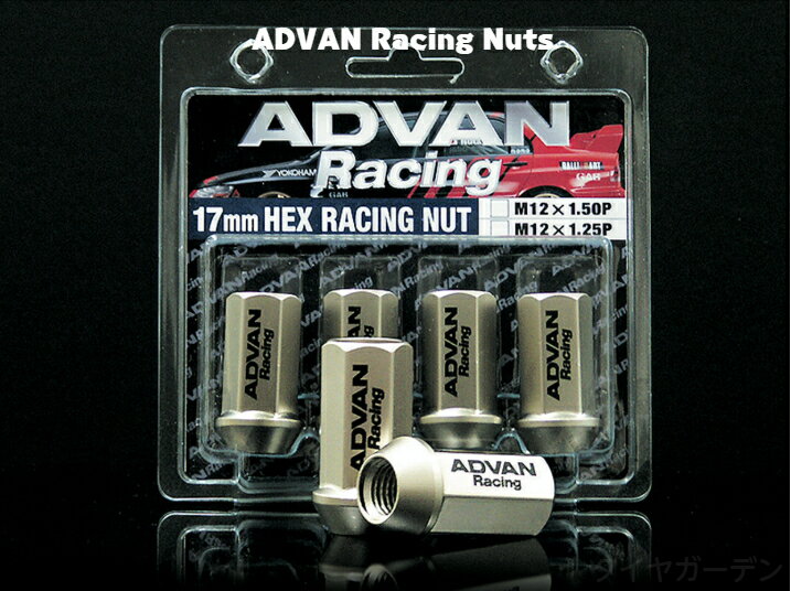 Z8634@ADVAN Racing@NUT@M12x1.5P@17HEX@VpS[h@44Zbg@[J[݌Ɍ