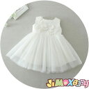 ★jimaxbaby福袋5点3680円★2点セット　ヘアバンド付き　ベビードレス　胸のところには花びら付き　立体的なお花　上品間溢れる　フォーマル　ワンピース　ベビー用　出産準備 お宮参り 月齢フォト