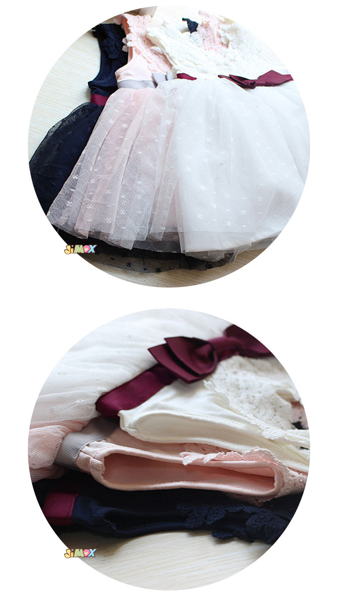 ★jimaxbaby福袋5点7880円★ 60cm/70cm/80cm/90cm/100cm ベビーワンピース　月フォトフラワーモチーフ　リボン付き　レース　ピンク　ホワイト　お宮参り 発表会 七五三 花柄 　結婚式 ベビーギフト/ベビー/乳児/ドレス/おしゃれ/オシャレ/かわいい/ふんわり/ノースリーブ 2