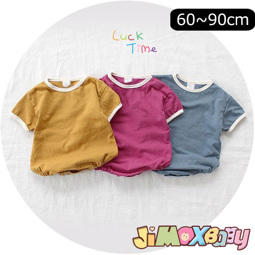 ★jimaxbaby福袋5点3680円★70cm 「メール便送料無料」ベビー服　夏　合わせやすい　ロンパース　無地　オーバーサイズ　柔らかい　半袖　夏　男の子の服　韓国子供服　男女兼用　女の子　男の子　ベビー服