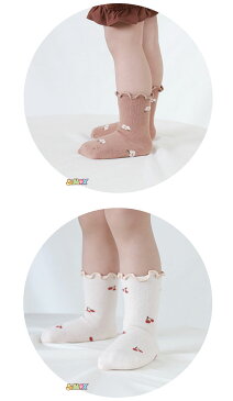 メール便対応可能 女の子の靴下 靴下 フレア 花柄 秋春 可愛い 無地 可愛いカラー 秋春 可愛い