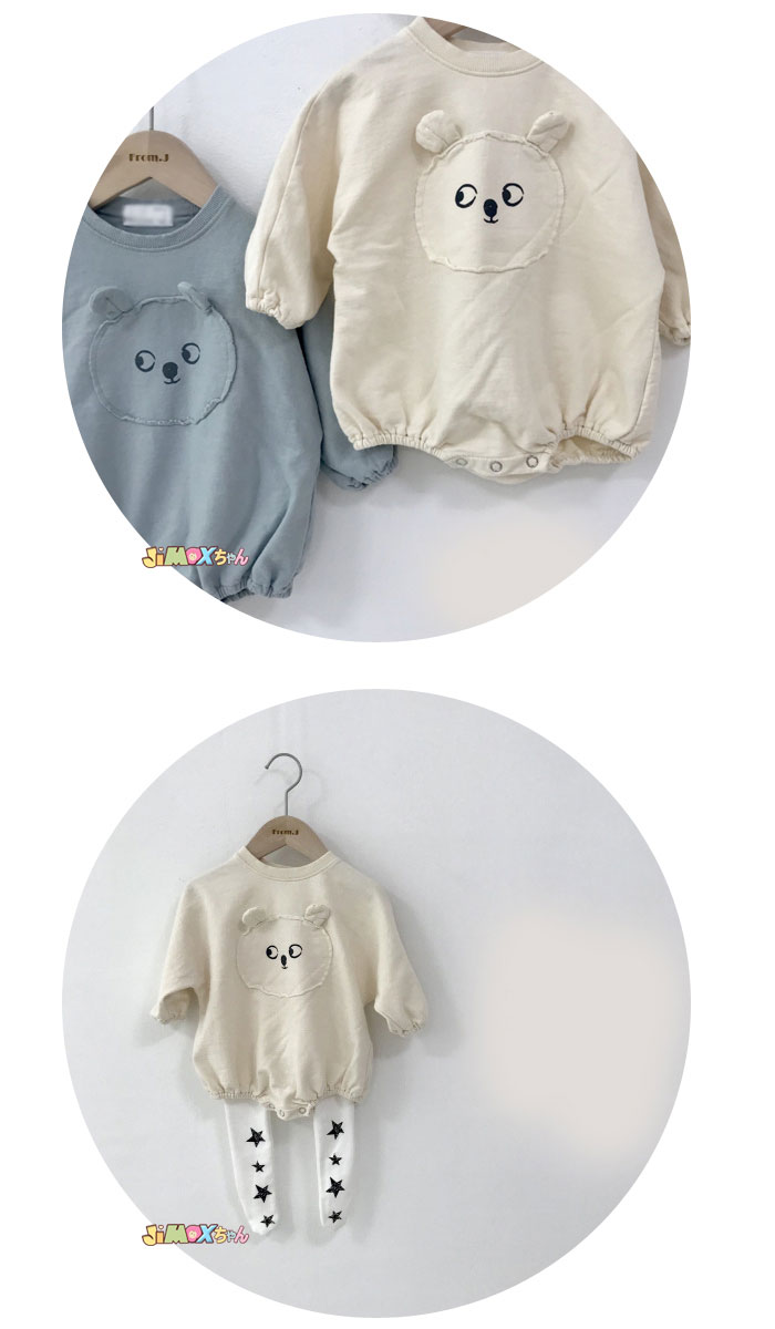 【即納】★jimaxbaby福袋5点5280円★60cm「メール便送料無料 「裏起毛ロンパース」ベ...