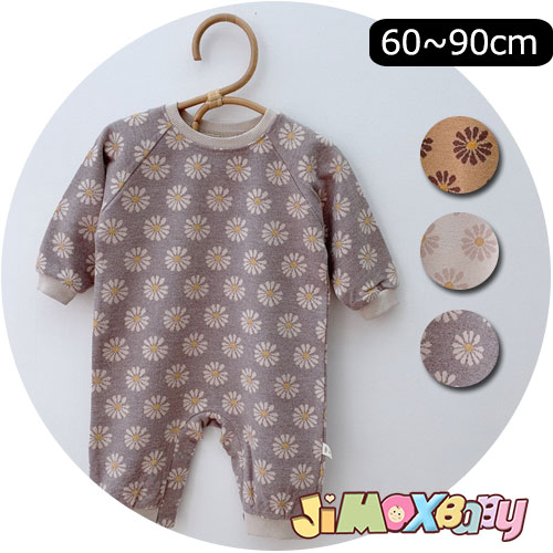 ★jimaxbaby福袋5点7880円★ 90cm メール便送料無料 ロンパース 長丈 長袖 花柄 雛菊柄付き 女の子 シンプル 長丈 春秋 長袖 オールインワイン ベビーオールインワン ベビー服 子供服 女の子 長…