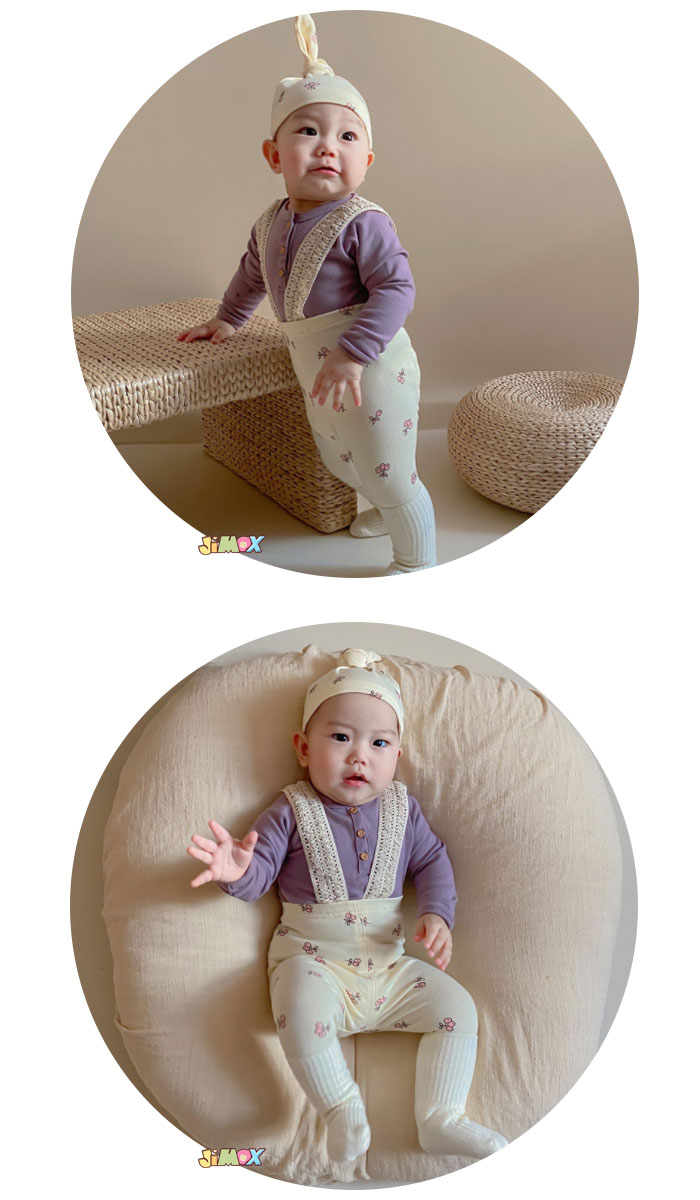 【即納】★jimaxbaby福袋5点3680円★60cm/90cm メール便送料無料 　サロペット×帽子...