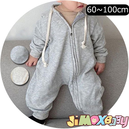 ★jimaxbaby福袋5点7880円★70cm/90cm/100cmベビー服　ロンパース　無地　フートつき　パーカー風　ファスナー　ベビーロンパース　長袖　シンプル　オールインワン　簡単　春秋　ベビーオールインワン　可愛い　ベビー服　赤ちゃん服　子供服　女の子　男の子 ファスナー