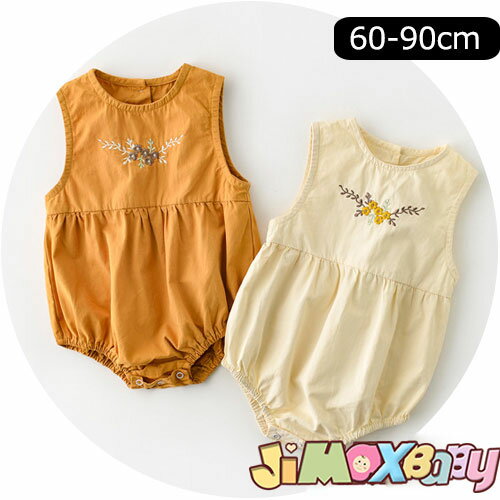 ★jimaxbaby福袋5点3680円★60cm/70cm/90cm メール便送料無料 ベビー服 ロンパース 刺繍花柄つき 無地 サロベット シンプル オールインワン 簡単 春秋 ベビーオールインワン 可愛い ベビー服 赤…