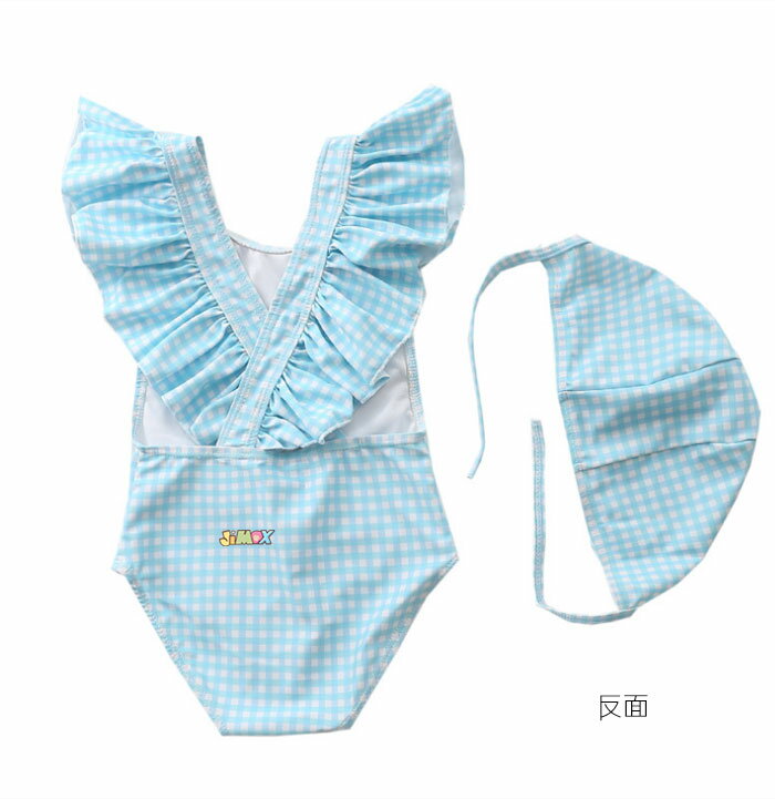 【即納】S/M/L 「メール便送料無料」ノースリーブのベビー水着　キャミ　赤ちゃん...