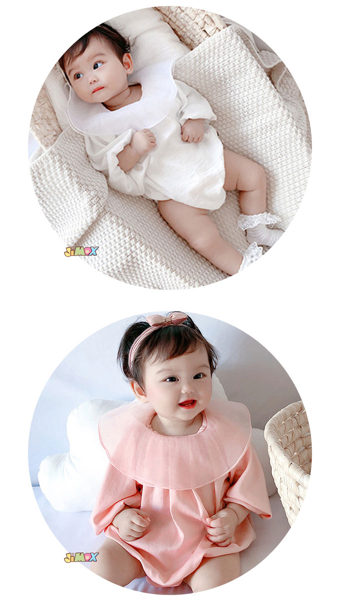 【即納】★jimaxbaby福袋5点5280円★ 60cm/70cm/90cm 「メール便送料無料」ロンパース　長袖　レースの襟付き　オーバーサイズ　オールインワイン　ベビーオールインワン　ベビー服　子供服 女の子　長袖　可愛い　シンプル tgb0606-10005057 JIMAXBABY(ジーマックスベビー) サンプル画像3