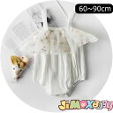 ★jimaxbaby福袋5点3680円★70cm/90cm ベビー服　ロンパース　オールインワン　サロベット　お花柄刺繍付き　ノースリーブ　半袖　夏　女の子　女の子らしい夏服　可愛い　シンプル