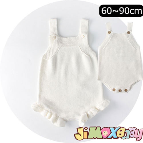 【即納】★jimaxbaby福袋5点5280円★ 90cm メール便送料無料 1点まで対応可能」ベビー服 ロンパース 可愛い ニットロンパース ホワイト フレア シンプル ロンパース オールインワン ベビーロンパース ベビーオールインワン 女の子 春秋冬ベビー服 赤ちゃん服