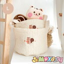 ★jimaxbaby福袋5点5280円★【即納】メール便送料無料 大きめ 収納バッグ ベビー雑貨 おもちゃ収納バッグ 米欧風 刺繍つき ママポーチ シンプル お...