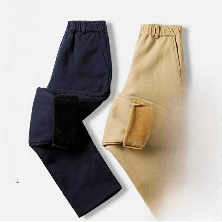 制服 ジュニア 裏起毛 子供服 ロングパンツ 長ズボン パンツ 女の子 120 防寒 秋冬着 キッズ ボトムス 綿 通園 通学 男の子 無地 小学生 中学生 高校生 舞 学園祭 ベビー服