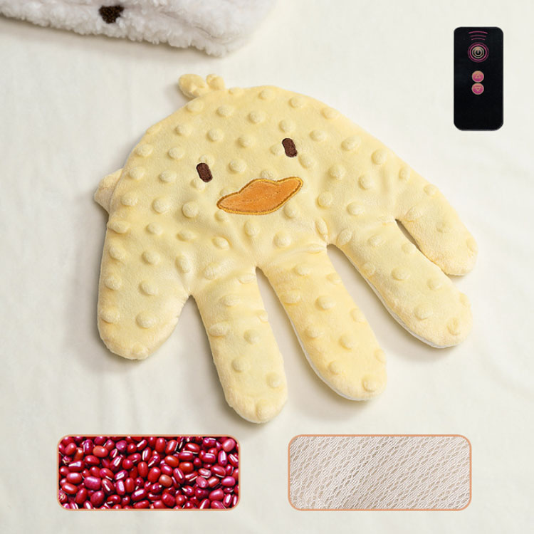 寝かしつけ用 可愛い 手ひら 快眠 ぬいぐるみ 排気促進 夜泣き防止 赤ちゃん 電動式 加熱クッション 吐き戻し防止 クマ 添い 驚いた防止 安心感ぬいぐるみ 指が動き [3]