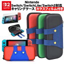 Nintendo SwitchLite Switch2対応 スイッチ ケース ガラスフィルム付き キャラクター キャリングケース 軽量 カバー おしゃれ 大容量