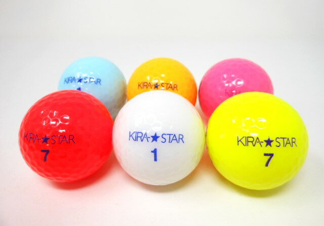 キャスコ KIRA STAR キラスター モデル混合 特Aランク ロストボール ゴルフボール 【中古】【1球】