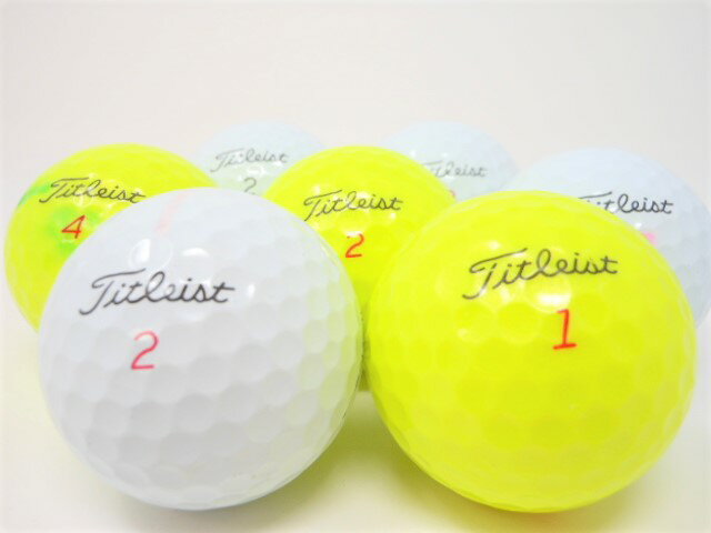 タイトリスト ProV1 シリーズ 2019年以前モデル混合 特Aランク Aランク混合 ProV1 ProV1X プロV1 プロV1X ロストボール ゴルフボール 【中古】【1球】