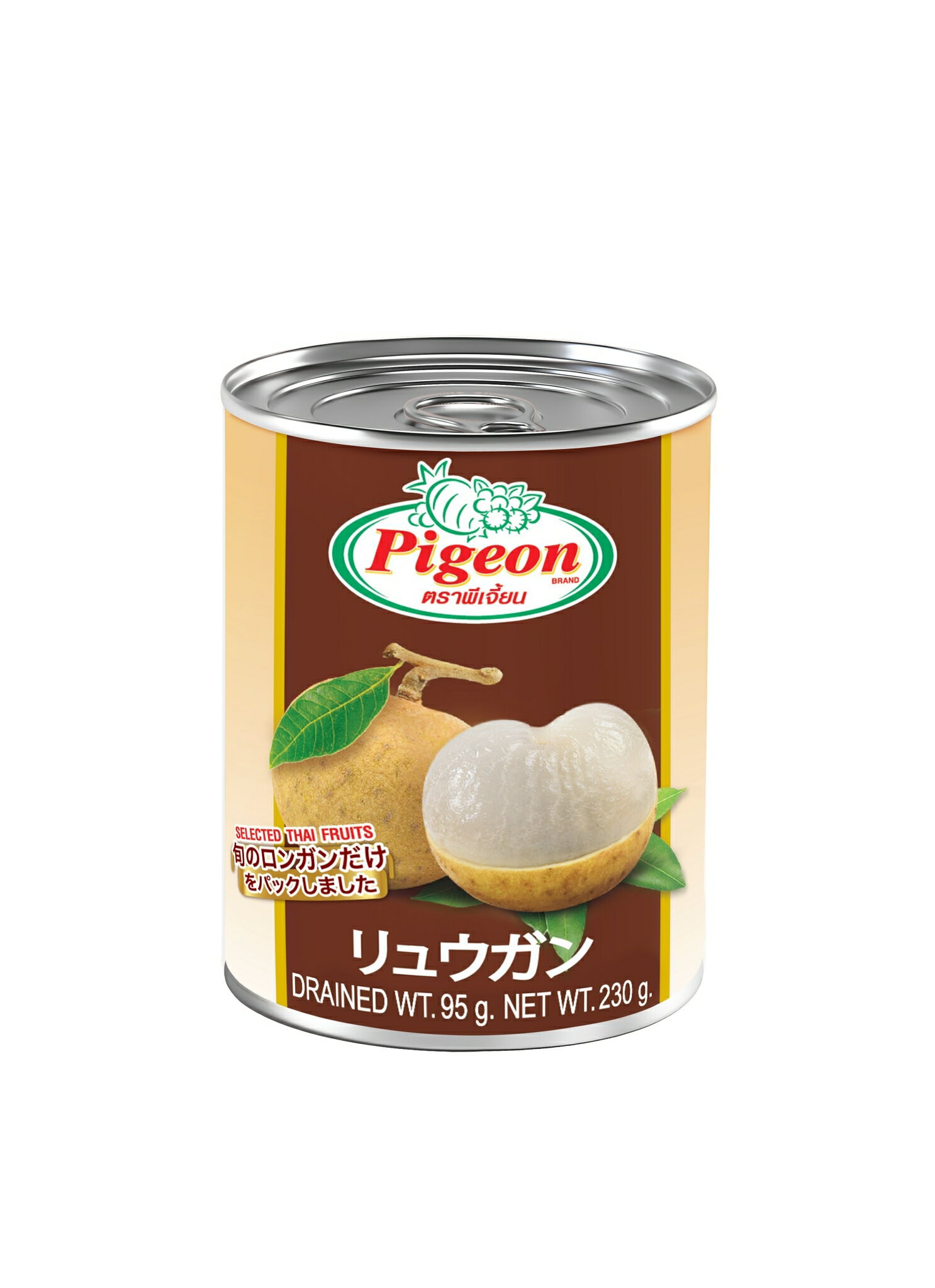 【楽天マラソン 】『ピジョン』ロンガンのシロップ缶詰め 230gx 6個　フルーツ 缶詰 フルーツ 果物 非常食 防災食 フルーツ 果物 非常食 防災食 シロップ缶詰め アジアンのサムネイル