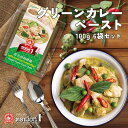 『グアン スーン』 グリーンカレー ペースト 100g 【1袋買い】【6袋セット】 タイカレー タイカレーペースト タイ料理 スパイスカレー エスニック 辛口 中辛 時短 買い回り時短 簡単調理 キャンプ飯 長期保存 一人暮らし グアン スーン