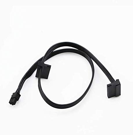 ATXߥ4ԥ󤫤2X饤ȥ󥰥15ԥSATAϡɥɥ饤HDDŸץ֥Mini 4 Pin to 2X SATA1948cm