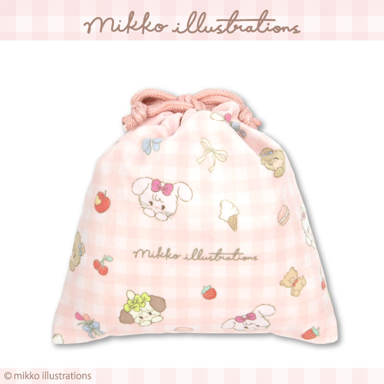 【期間限定P5倍】mikko コラボ 巾着(M) サンキューマート公式のサムネイル