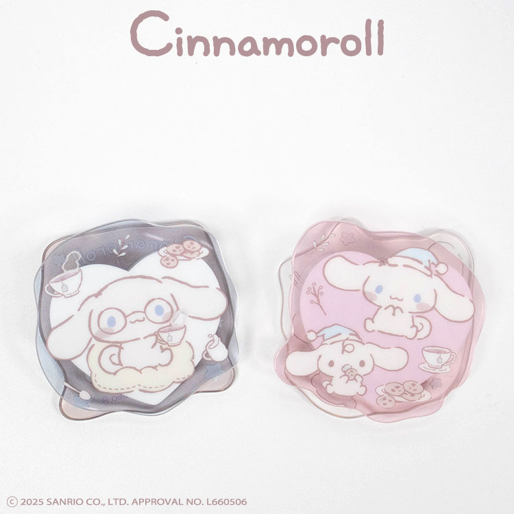 【予約商品 10月下旬発送予定】のんびりシナモロール コラボ アクリルクリップ2P 第二弾