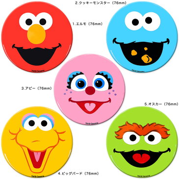 メール便OK1通180円 SESAME STREET セサミストリート コラボ 缶バッジ サンキューマート//03