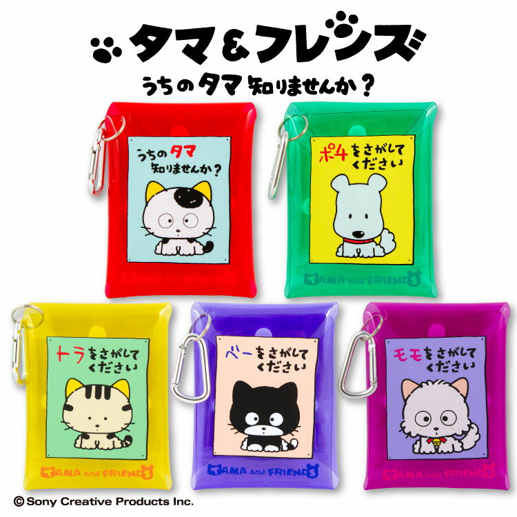 【4,290円以上送料無料】【サンキューマート公式】タマ＆フレンズ うちのタマ知りませんか？ コラボ クリアマルチケースのサムネイル