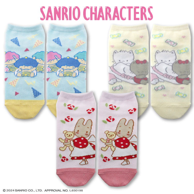 サンリオキャラクターズ コラボ 懐かしキャラ アンクルソックスのサムネイル