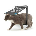【送料無料】取付簡単で可愛いキャットドア 網戸専用猫のための扉 庭もベランダもバルコニーを自由に家中行き来できるペットドア