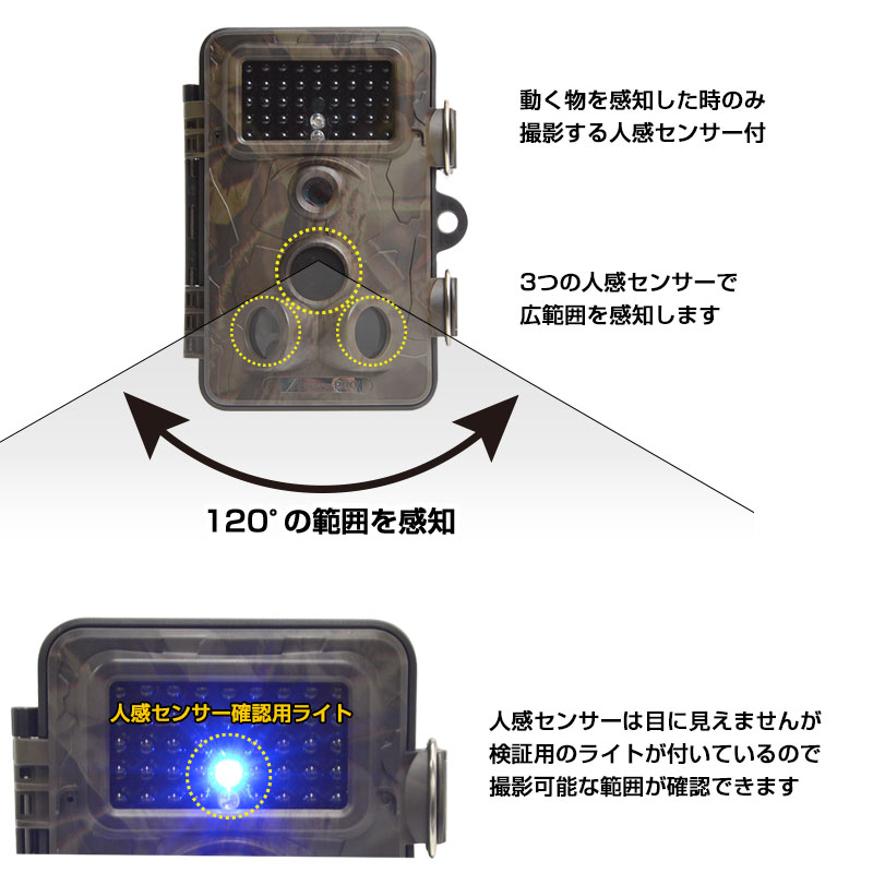 自動録画防犯カメラ RD1006AT