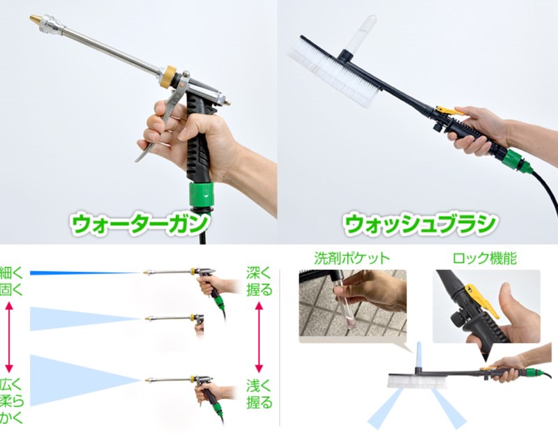 [公式]タンク式充電どこでも高圧洗浄機 ACT...の紹介画像2