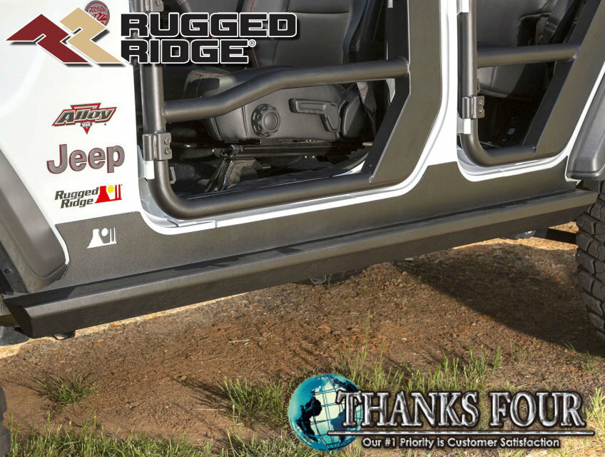  ĿؤԲ / Բ ۡ  JL󥰥顼 4ɥ XHD Rock Sliders / å饤ɥƥå / ɥP/# RR11504.32 RUGGED RIDGE / 饮åɥå 