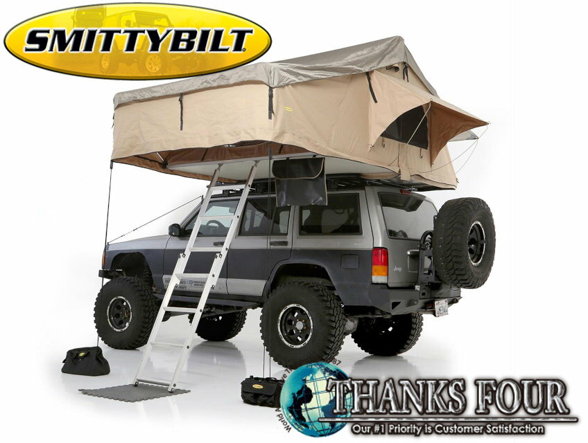 【 汎用 】OVERLANDER XL ROOF TOP TENTオーバーランドテント XLルーフテント / ラダーJKラングラー/JLラングラーFJクルーザー【 SMITTY BILT / スミッティビルト 】