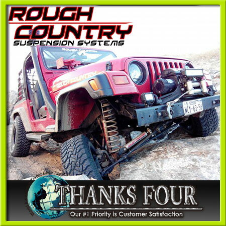 ROUGH COUNTRY (ラフカントリー)2003-2006y JEEP WRANGLER TJジープ ラングラーTJ4インチアップサスペンションキット※ リア用ラテラルダウンブラケット付き