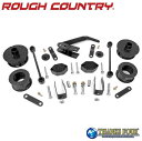 ROUGH COUNTRY ラフカントリー2.5インチリフトアップキット コイルスペーサー1台分 左ハンドル用JEEP JKラングラー 2007年~2018年