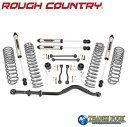 ROUGH COUNTRY ラフカントリー3.5インチリフトアップキット左ハンドル用 V2モノチューブショック・スプリング付きJEEP JTグラディエーター 2020年~