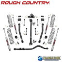 ROUGH COUNTRY ラフカントリー3.5インチリフトアップキット 左ハンドル用N3ショック/調整式ロワーコントロールアーム付き JEEP JLラングラー アンリミテッド 2018年~