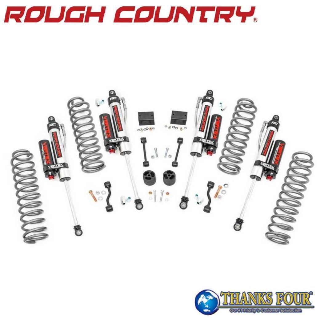ROUGH COUNTRY ラフカントリー2.5インチリフトアップキットVERTEXリザーバーショック付きJEEP JLラングラー 4ドア ルビコン 2018年～2023年