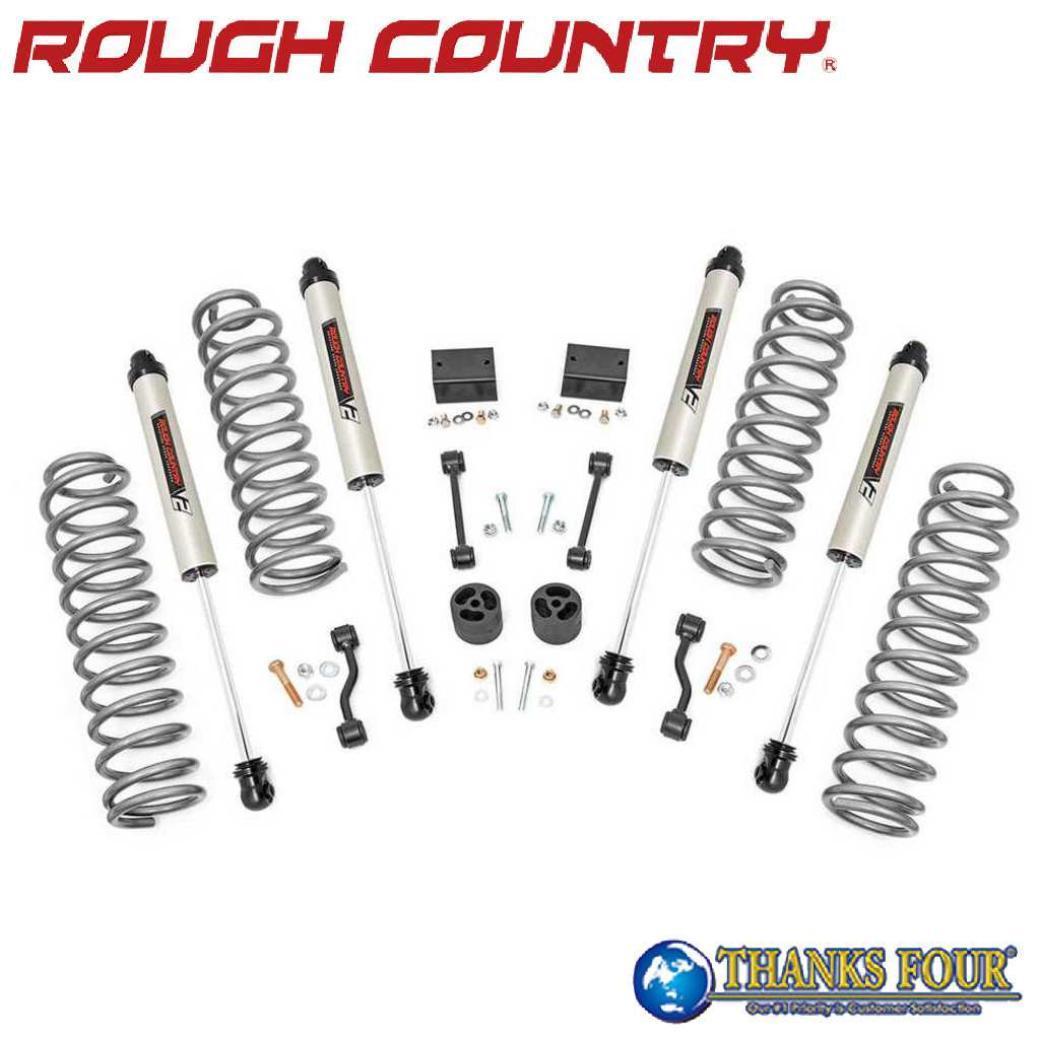 ROUGH COUNTRY ラフカントリー2.5インチリフトアップキットV2モノチューブショック付きJEEP JLラングラー ルビコン 4ドア 2018年～2023年