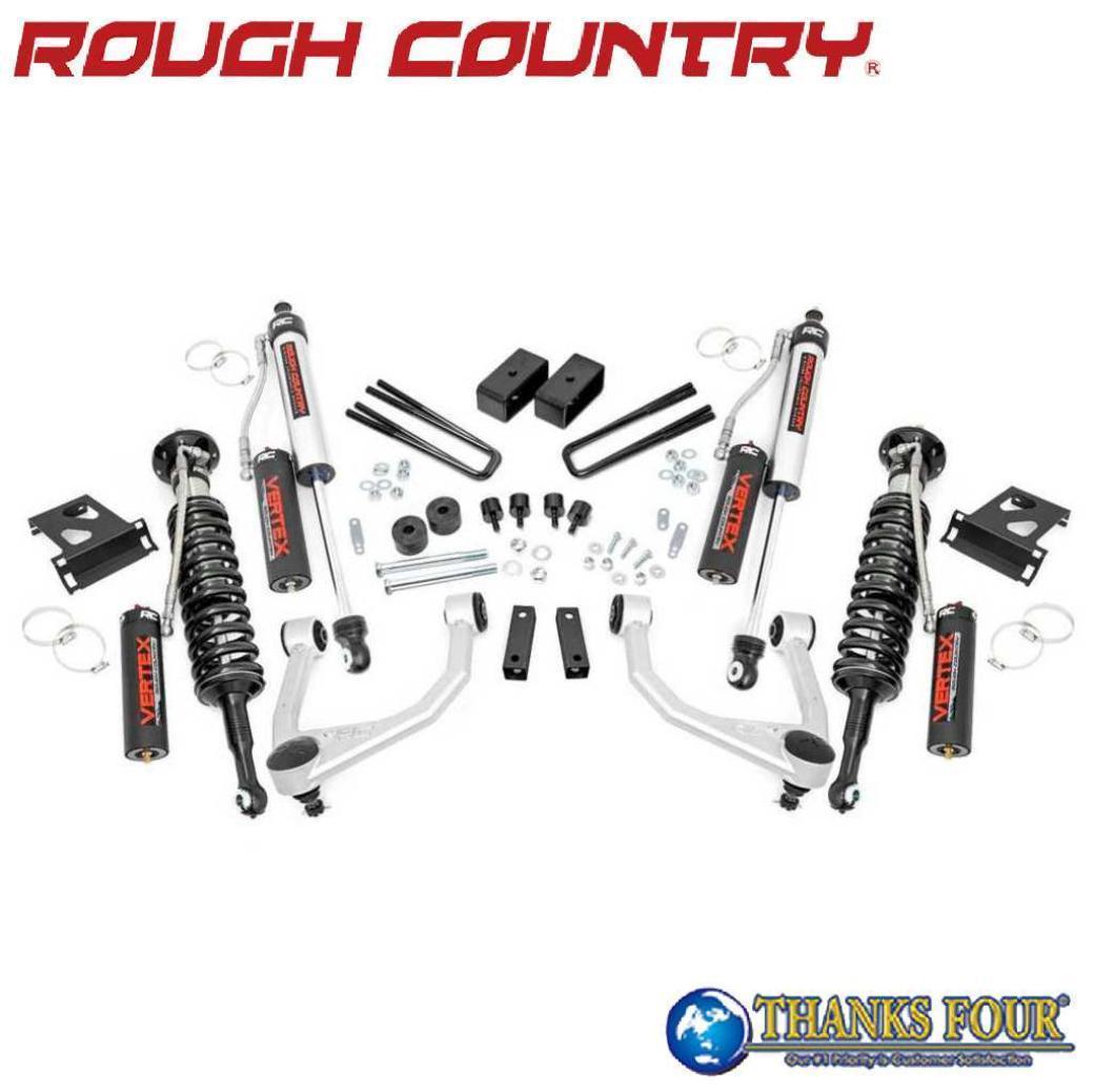 ROUGH COUNTRY ラフカントリー3.5インチリフトアップキットVERTEXリザーバーショック・コイルオーバー付きUSトヨタ タンドラ 4WD 2007年～2021年