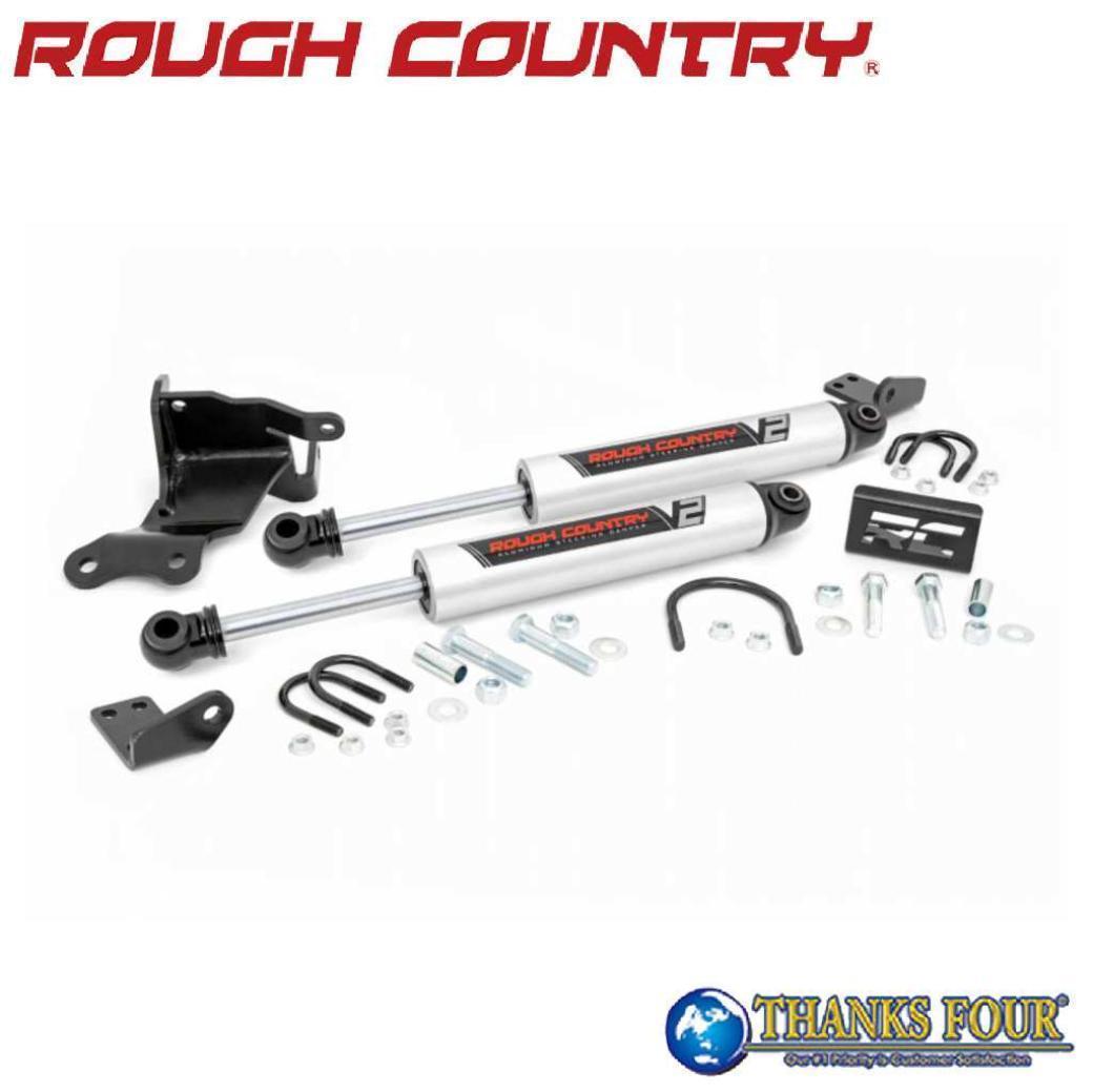 Rakuten - ROUGH COUNTRY ラフカントリーV2デュアルステアリングスタビライザー左ハンドル・2.5〜8インチアップ用JEEP JLラングラー JTグラディエーター 2018年〜