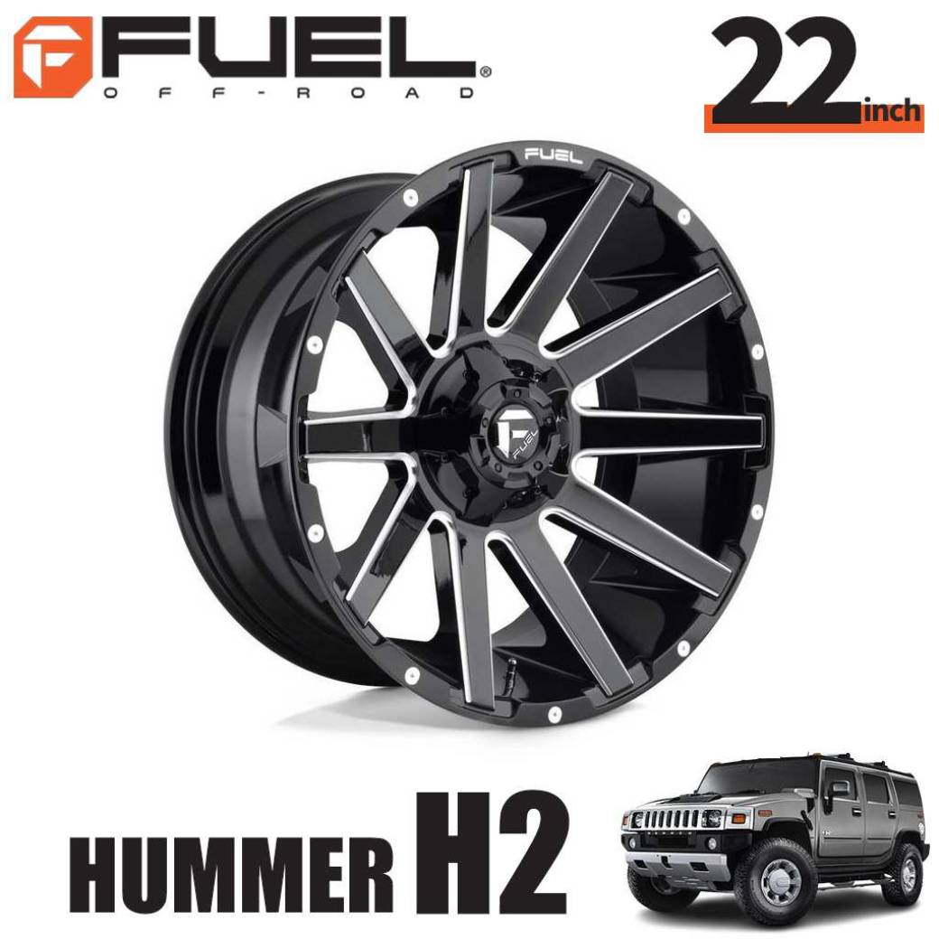 FUEL OFFROAD フューエルオフロード22インチアルミホイール 1本D615 CONTRA コントラ グロスブラックミ..